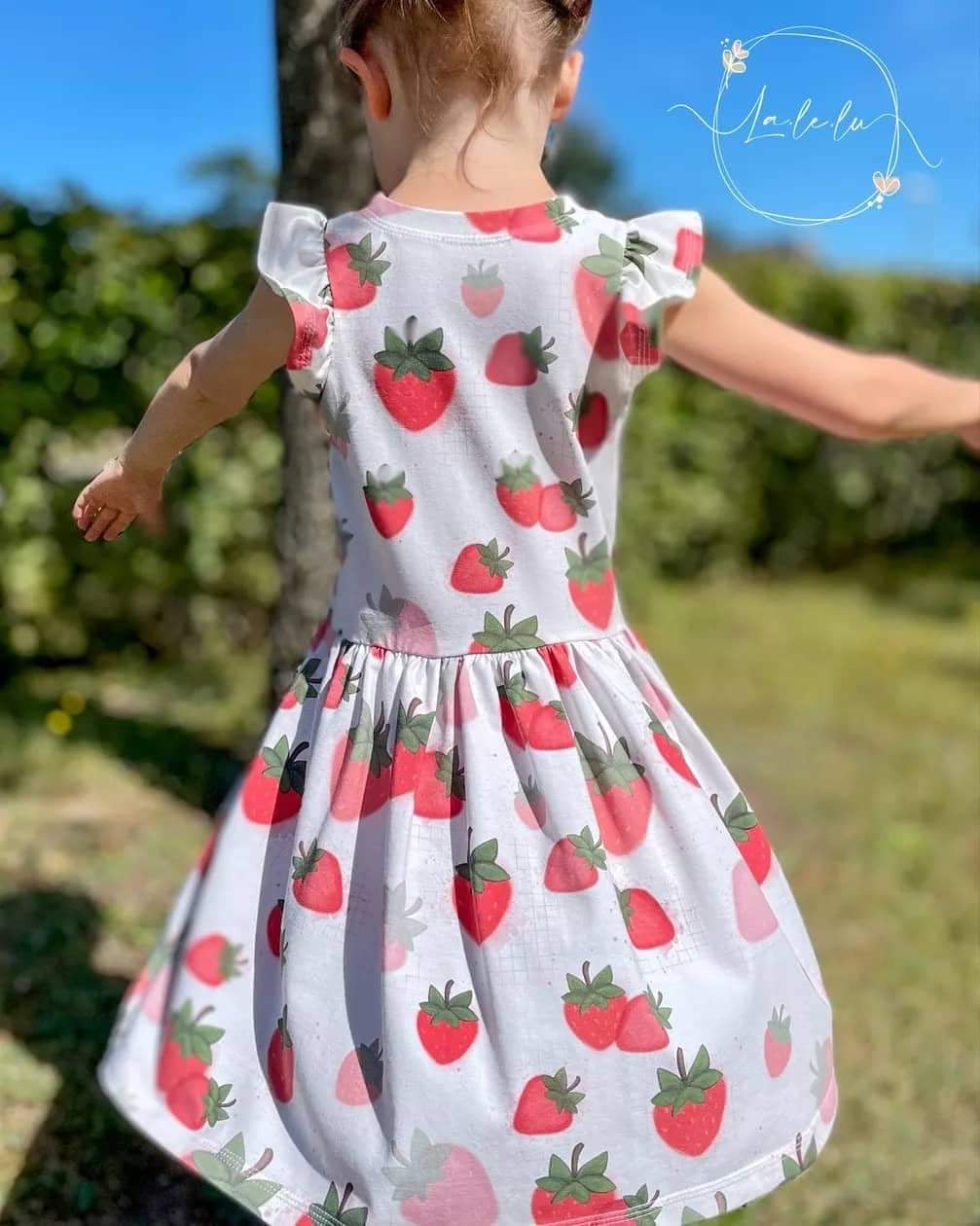 Erdbeere Stoff Eigenproduktion